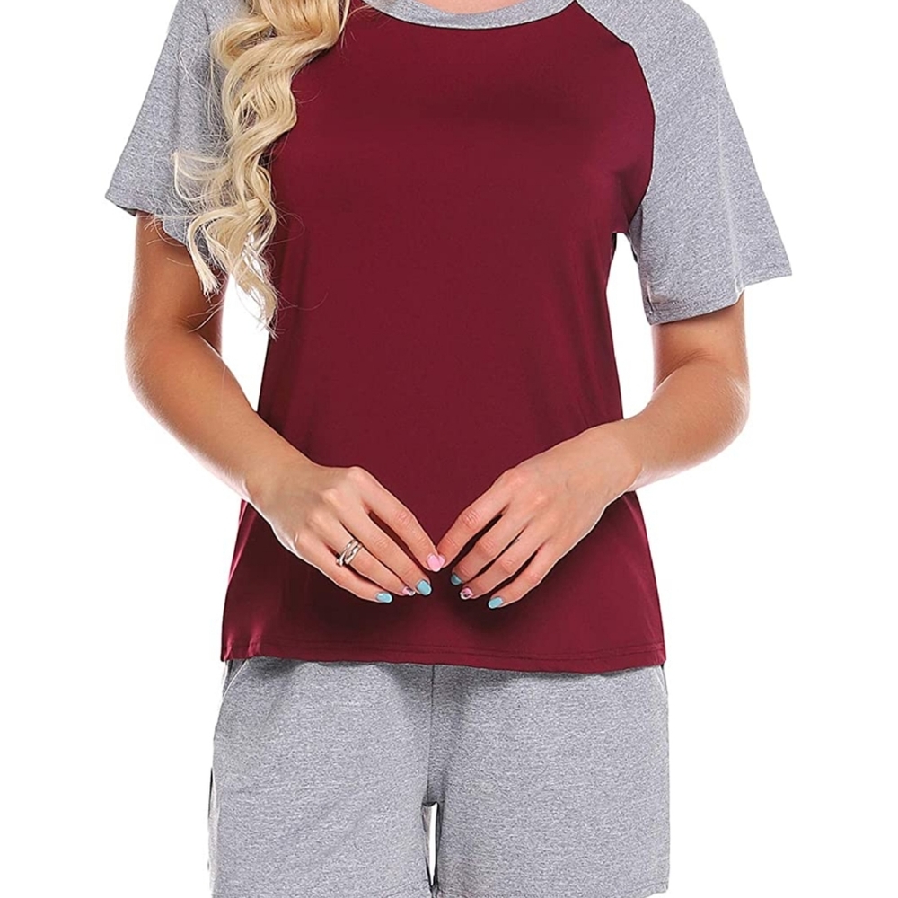 Women's Sleepwear Short Sleeve Pajama Set